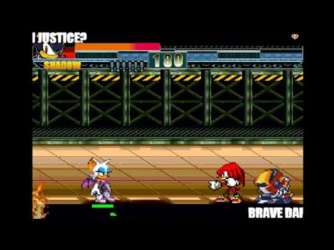 SONIC BATTLE LOST ENDING NEO SHADOW AND ROUGE VS KNUCKLES AND GAMMA