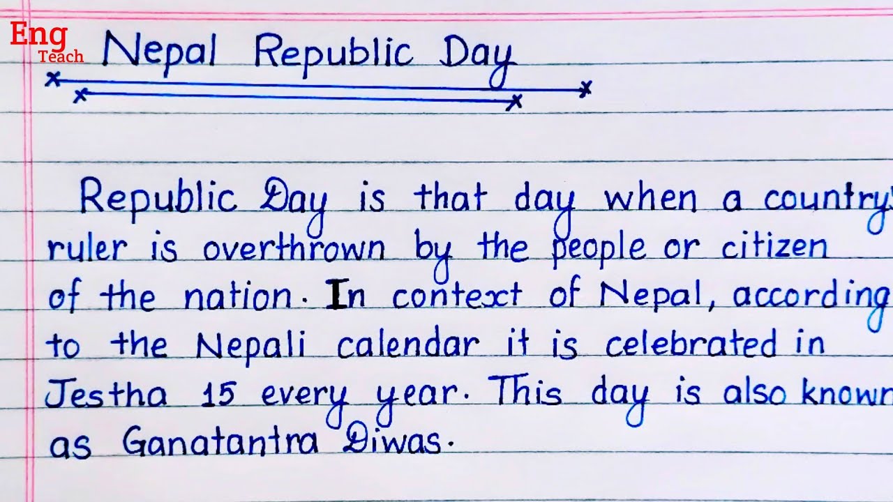 Essay on Nepal Republic Day Republic Day Essay essay writing
