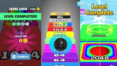 Number Ball 3D Merge Games vs Ball Run 2048 vs Ball Merge 2048 all levels gameplay walkthrough