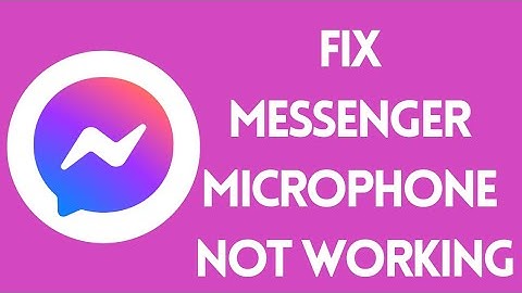 How To FIX Messenger Microphone Not Working During Video Calls (2022) | Facebook Messenger Tutorial