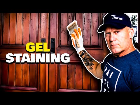 Gel Staining Fiberglass Doors. How to use Gel Stains 