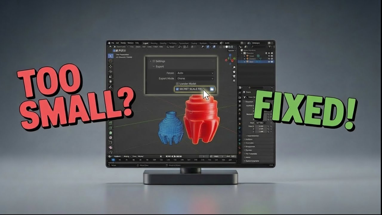 Ошибка масштабирования, которую допускает каждый пользователь Blender.