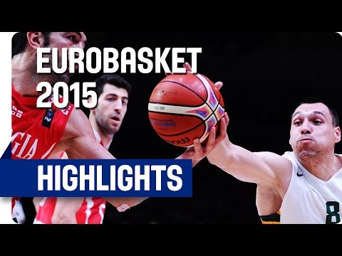 Lithuania v Georgia - Round of 16 - Game Highlights - EuroBasket 2015