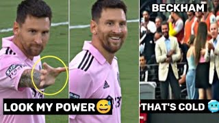 David Beckham Reactions To Messi New Cold Celebration