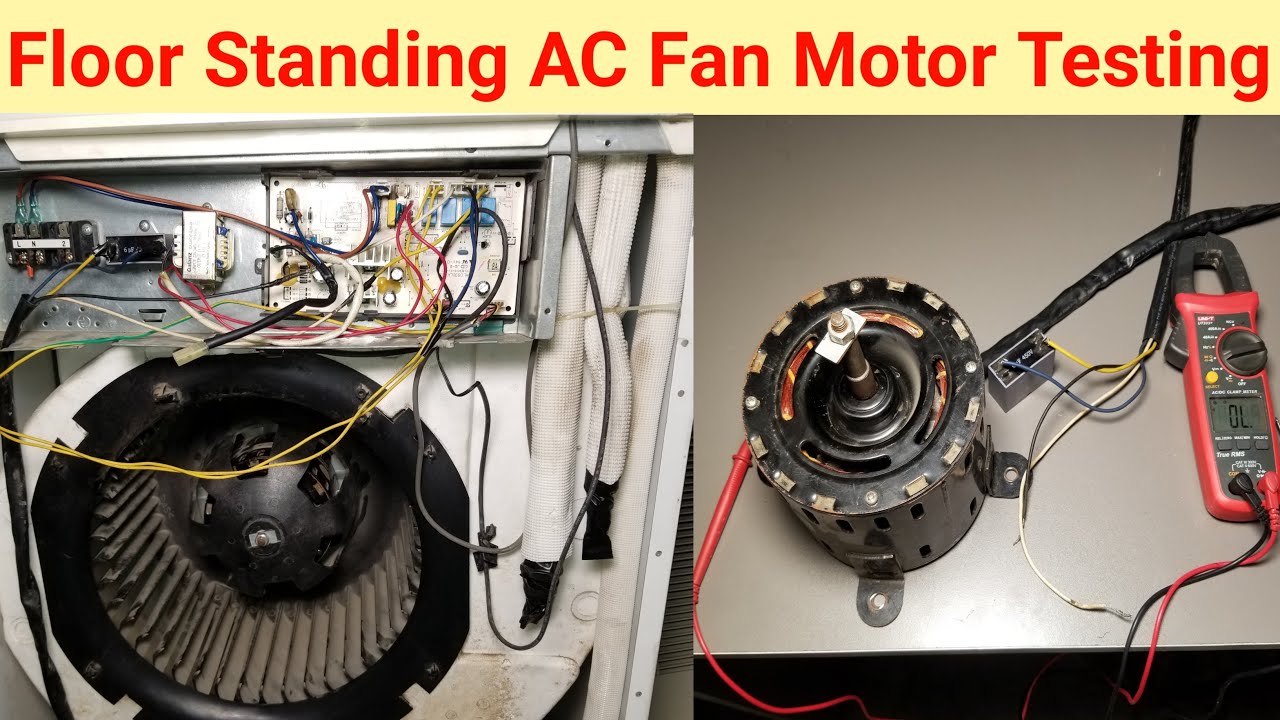 4 ton floor standing cabinet ac indoor fan motor testing in Urdu and Hindi
