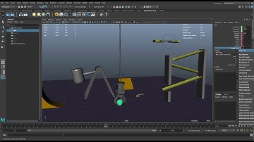 Maya 2019 - Animating Constraints