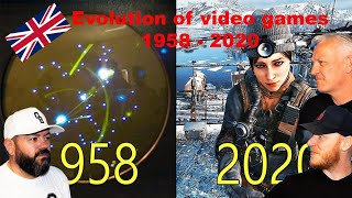 Evolution of Video Game Graphics 1958-2020 REACTION!! | OFFICE BLOKES REACT!!