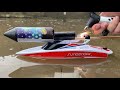 Experiment: Rocket powered Speed Boat!