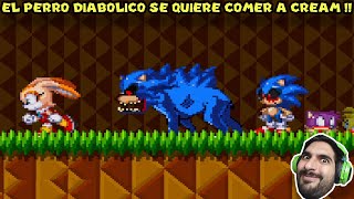 EL PERRO DIABOLICO SE QUIERE COMER A CREAM !! - Sonic.EXE Spirits of Hell Round 2 (#7)