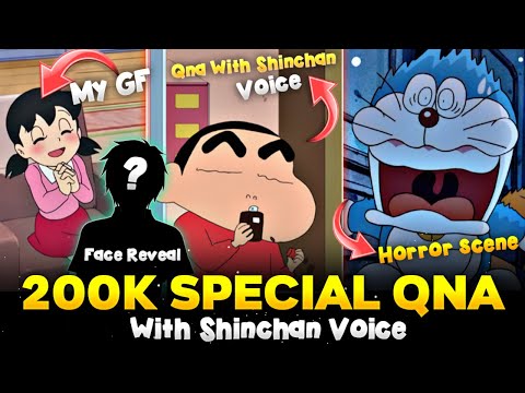 Dekisugi True Reality In Doraemon | 200k Special QnA Anime Spirit | My Girlfriend?? Shinchan Voice