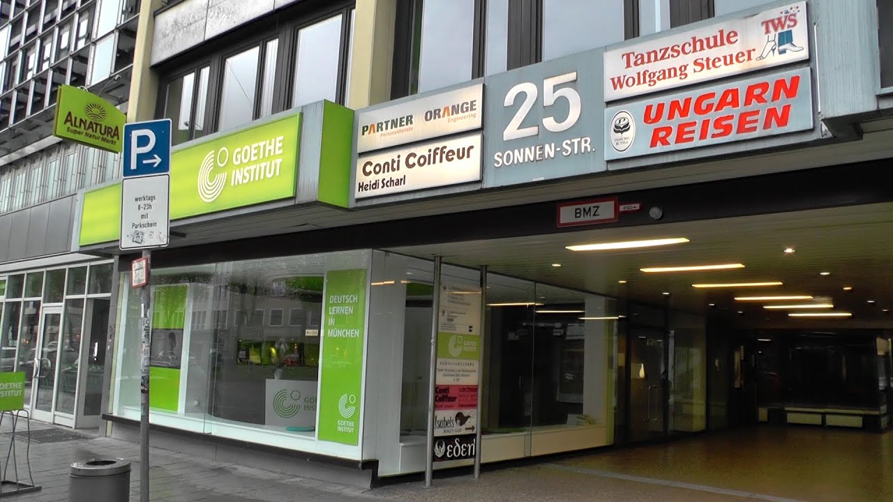 Munich. how to get from the goethe institut's guesthouse to the ...