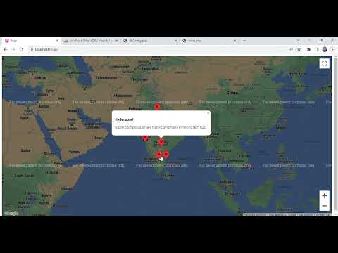 Add multiple markers with info windows to Google map dynamically from database using PHP and MySQL.
