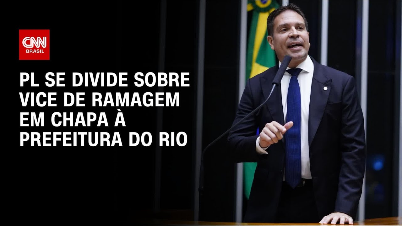 PL se divide sobre vice de Ramagem em chapa à Prefeitura do Rio | AGORA CNN