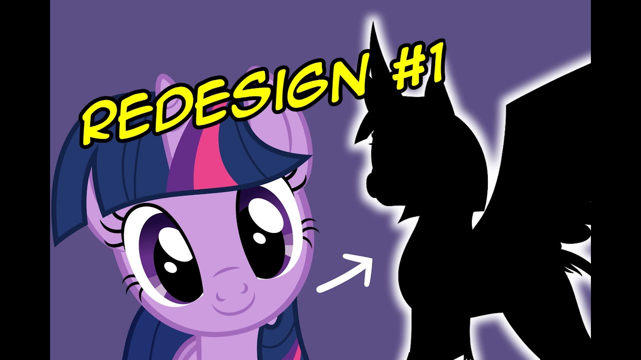 My Little Pony Redesign #1 - Twilight Sparkle [SPEEDPAINT] - YouTube