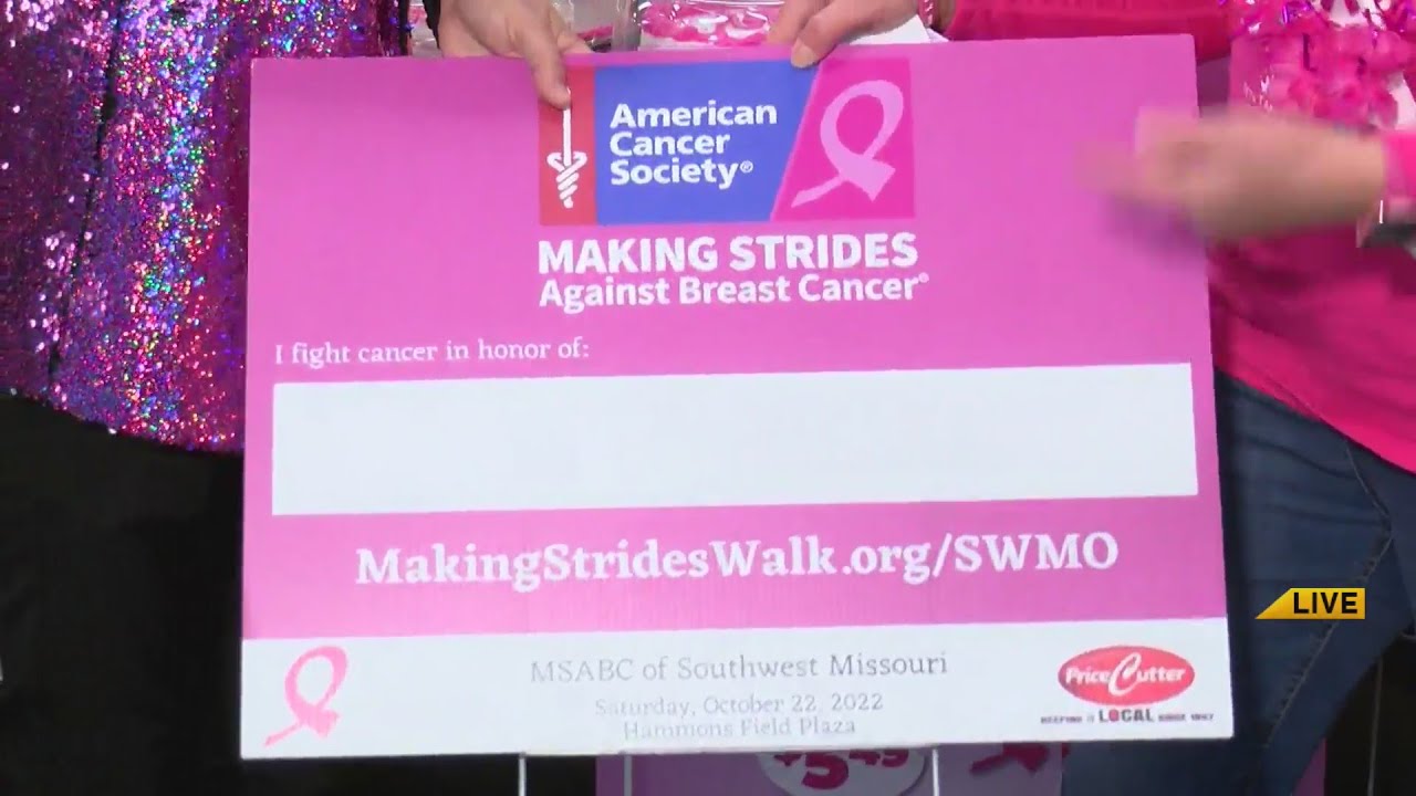 Making Strides Against Breast Cancer Tribute Signs - YouTube