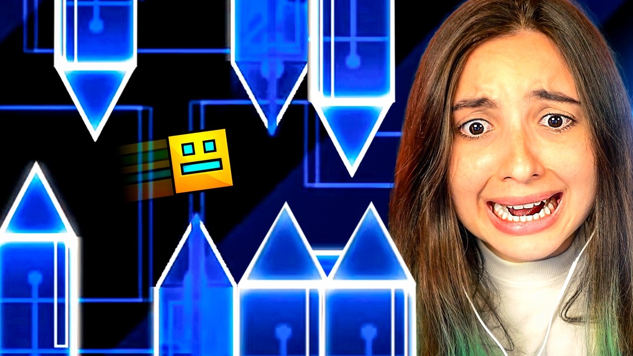 É IMPOSSÍVEL NÃO SENTIR RAIVA COM GEOMETRY DASH... JOGUEI SÓ FASE DIFÍCIL.