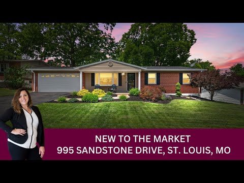 995 SANDSTONE DRIVE, St Louis, MO home video tour