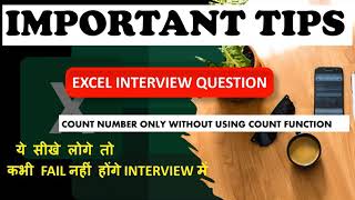 Advance Excel Interview question | Imp Question #shorts,#short,#levelupexcelskill