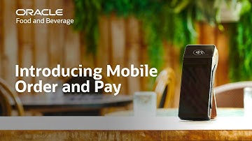 Oracle MICROS Simphony: mobile order and pay