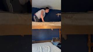 Bunkbed Disaster                       Warning!! Collapse Imminent #Warning #Disaster #Fail #Teen