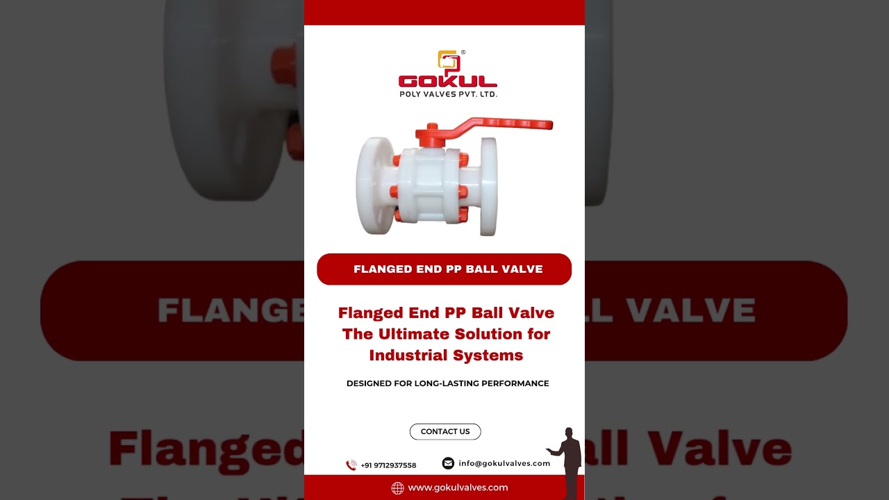 Flanged End PP Ball Valve | PP Ball Valves |  | Industrial Valves Manufacturers |  