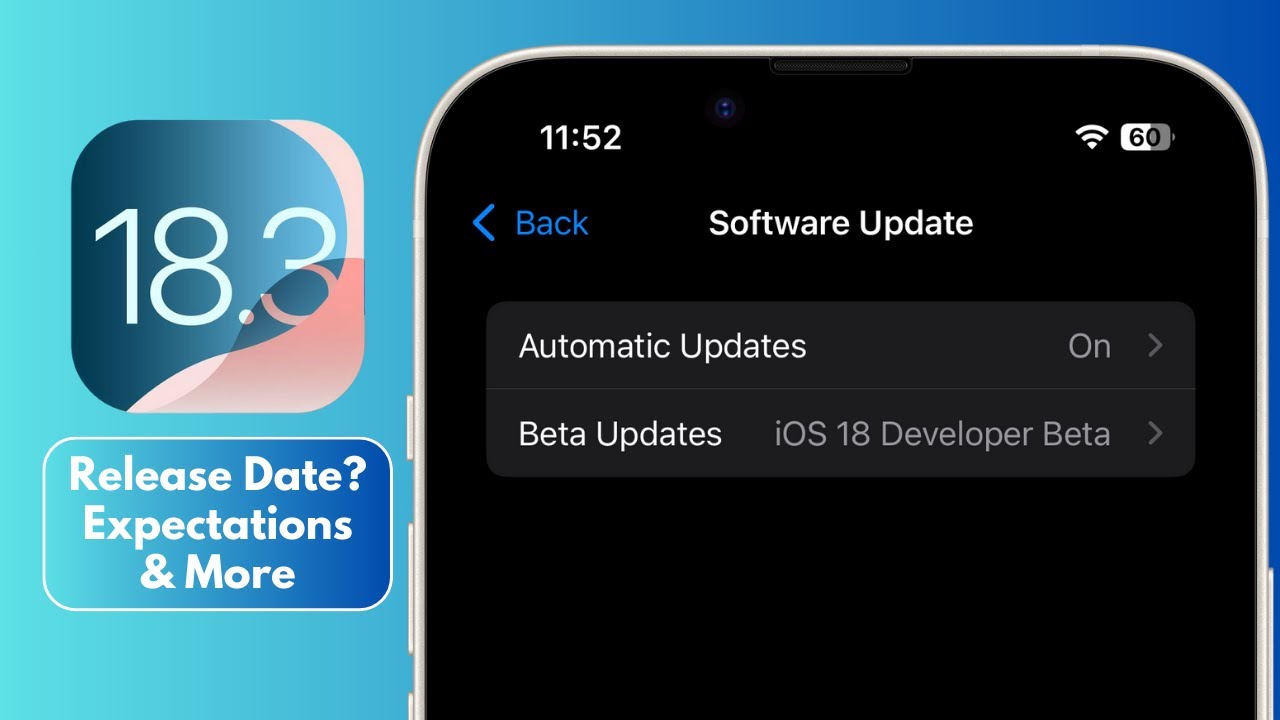 iOS 18.3 Beta 3 Release Date, Battery Life & More - YouTube