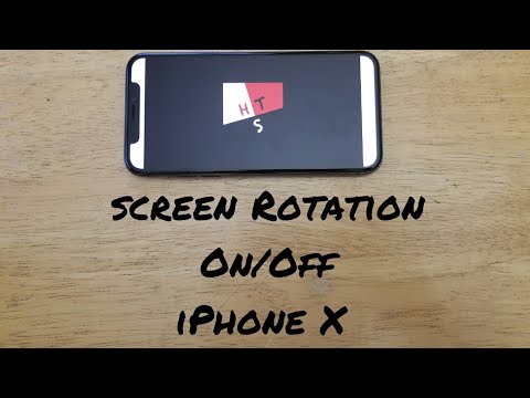 How To Rotate Screen Iphone X You