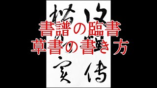 【草書の書き方】書譜の臨書17 基本calligraphy shodo video cursive style