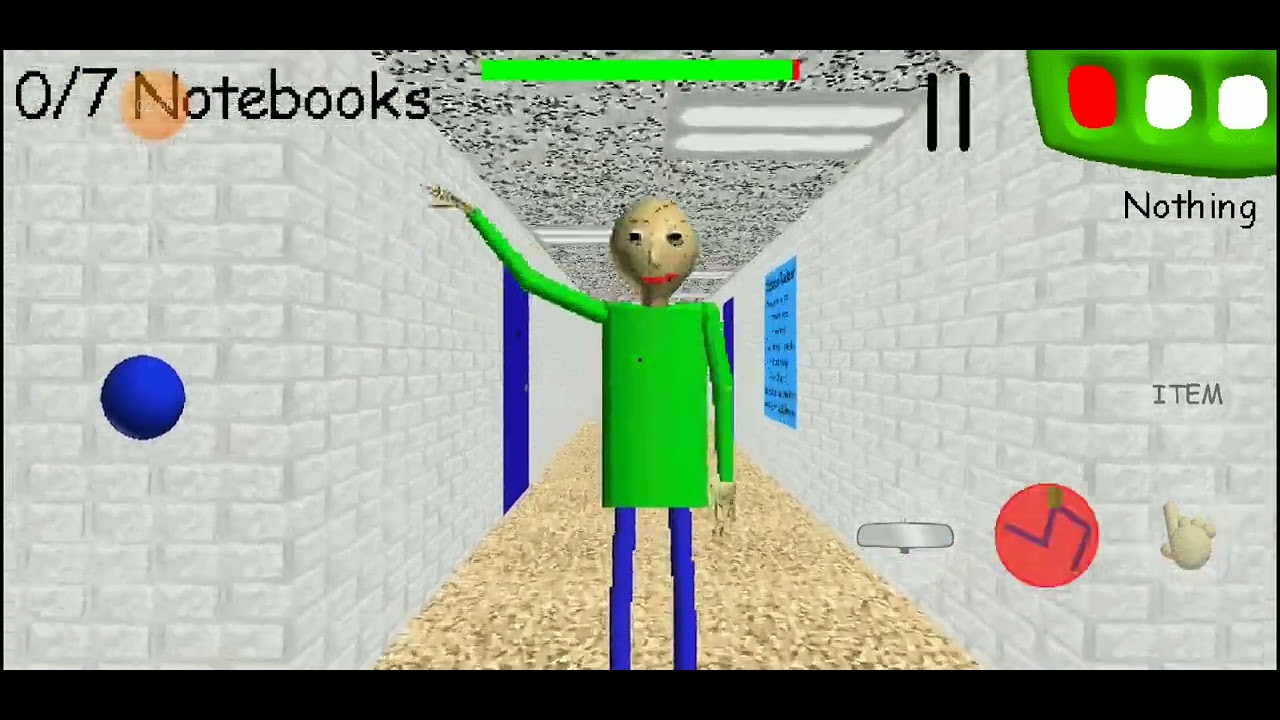 my first time playing baldi (comment if there should be a part 2) - YouTube