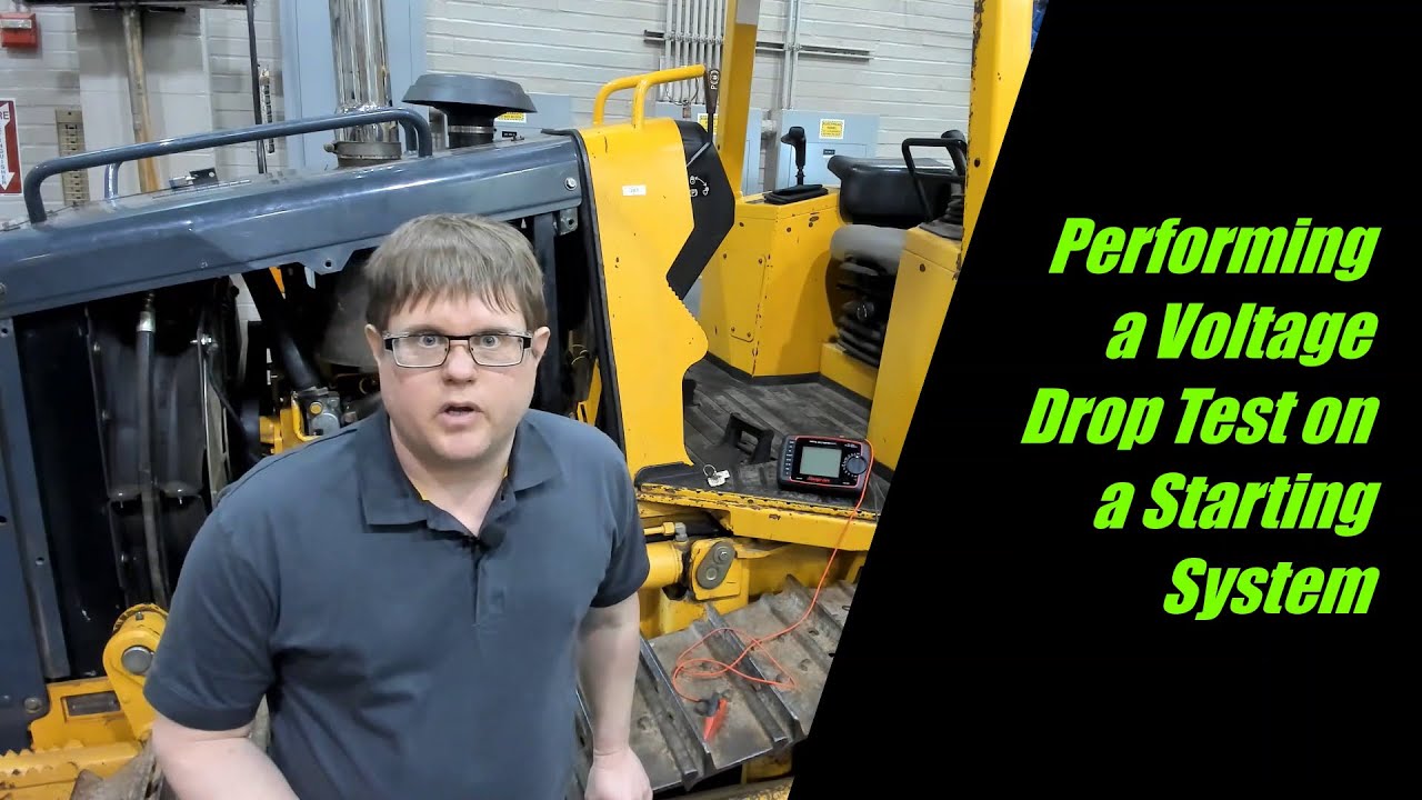 10.04 - Performing a Voltage Drop Test on a Starting System - YouTube