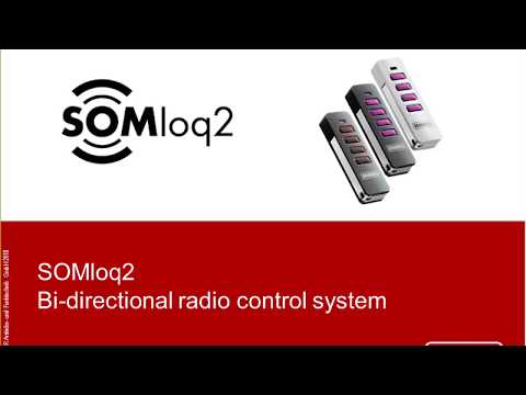 SOMMER Webinar bidirectional radio control system SOMloq2 (EN)