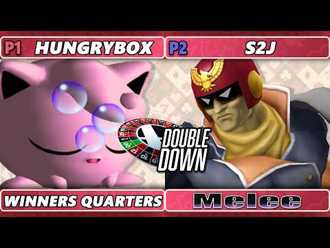 Double Down 2022 Winners Quarters - Hungrybox (Jigglypuff) Vs. S2J (Captain Falcon) Smash Melee