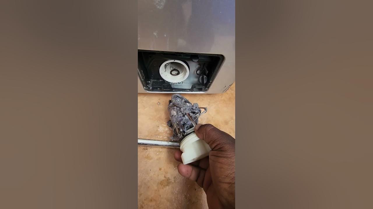 Washing machine won't drain, washer won't spin, this is the cause. 