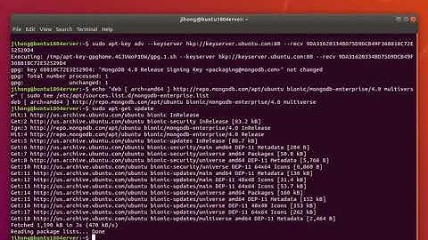 Install Mongodb on Ubuntu 18.04