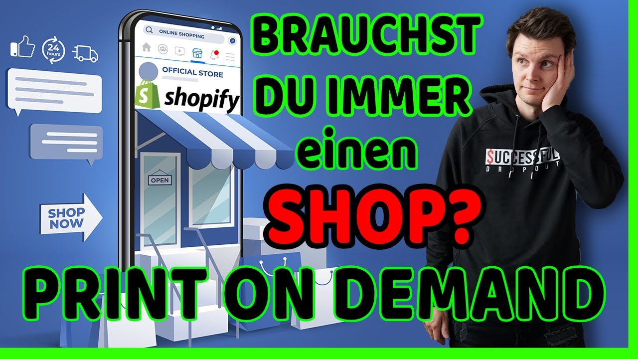 SHOP für Print on Demand nötig? Spreadshirt Shop aufbauen oder Shopify
