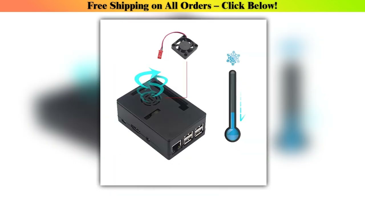 Original Raspberry Pi 3 Model B Plus with WiFi&Bluetooth Optional ABS Case Fan Switch Power SUpply