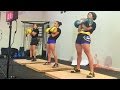 Kimberly Fox - World record in long cycle with 2x24 kg kettlebells - 66 reps