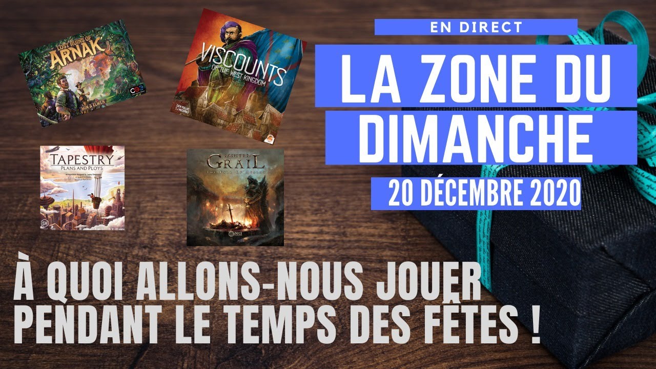 LA ZONE DU DIMANCHE - À quoi allons-nous jouer pendant le temps