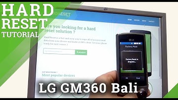 Hard Reset LG GM360 Bali