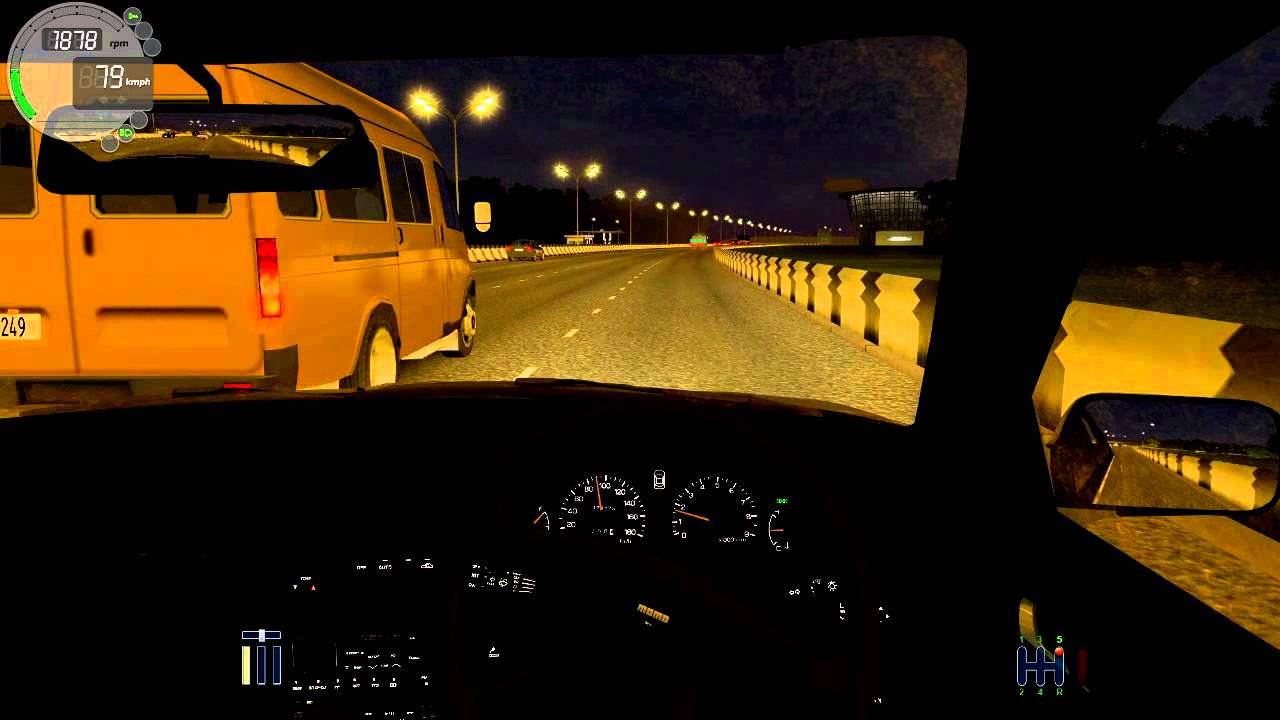 City car driving subaru