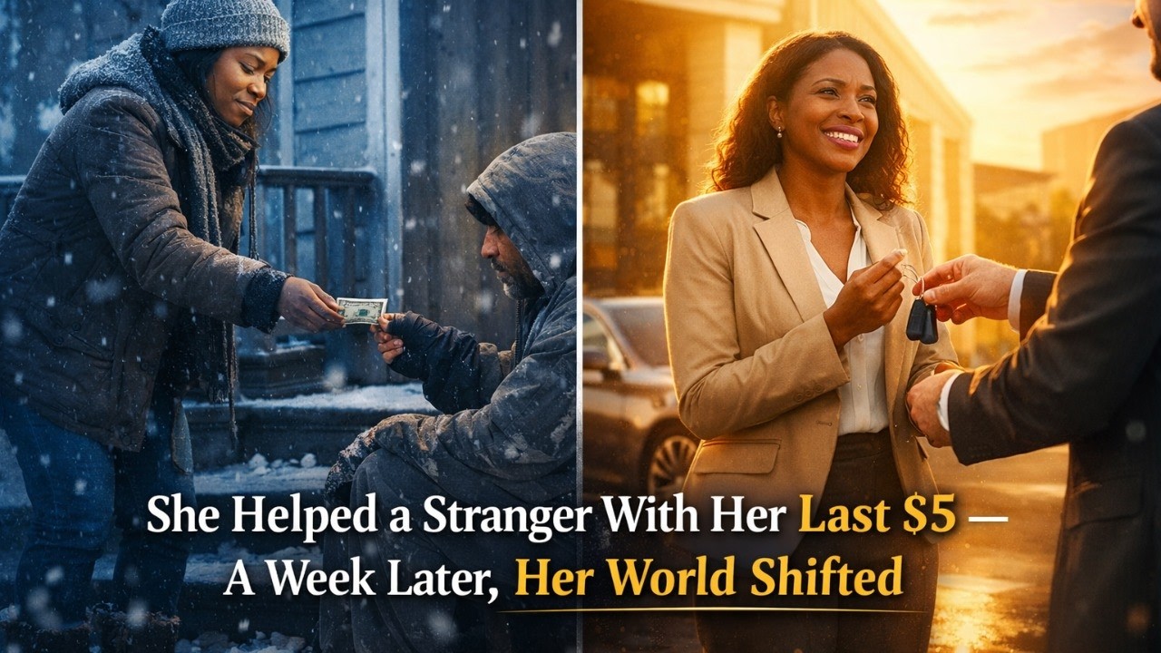 Single Black Mom Gave Stranger Her Last $5 — He Returned a Week Later with Billionaire's Offer!
