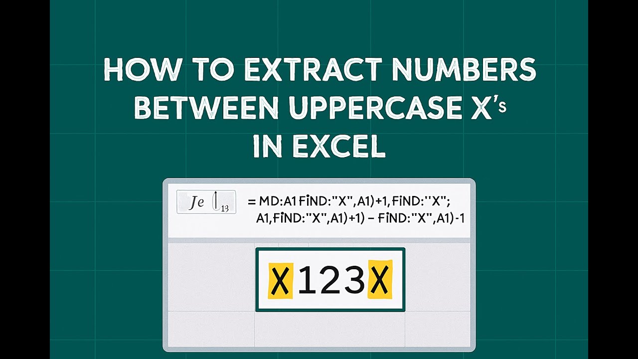 How to Extract Case-Sensitive Numbers 