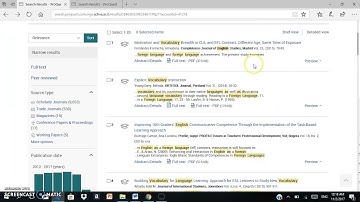 Article search in Moodle