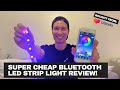 LAZADA Phone-Controlled LED Strip Light Review! ONLY 250PHP! ($5 USD)