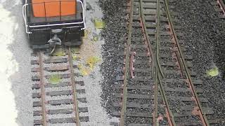 Magnetic Uncoupler for HO Scale Kadee couplers converted  to electric (Tortoise) activation.