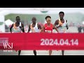Beijing marathon footage appears to show chinese runner allowed to win  wsj news