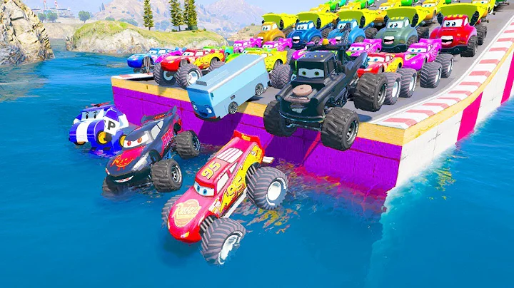Cars 3 Monster McQueen truck and Mack All Cars Dis...