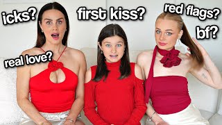 FIRST KISS, BOYS & SECRET CRUSHES Q&A ❤️ | Family Fizz
