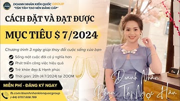 Cách đạt được mục tiêu bằng luật hấp dẫn | PHAN THỊ NGỌC HÂN Official