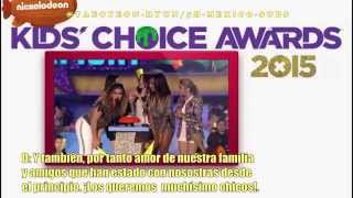 KCA 2015 - Fifth Harmony (Favorite New Artist) [5H-MEXICO-SUBS]